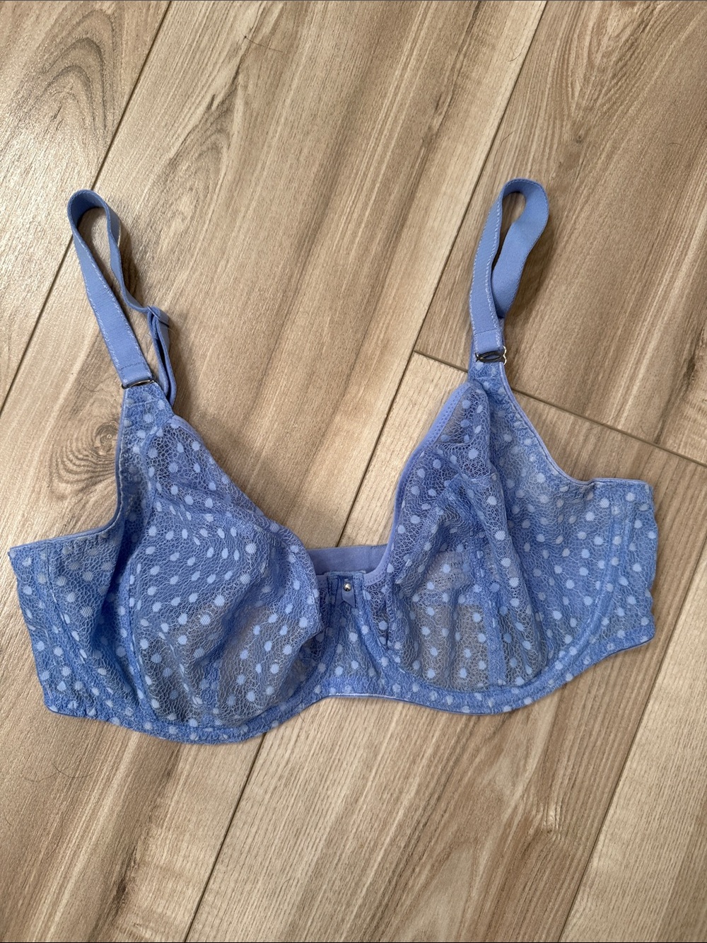 Freya Lace Underwire Bra in Periwinkle Blue - 34G